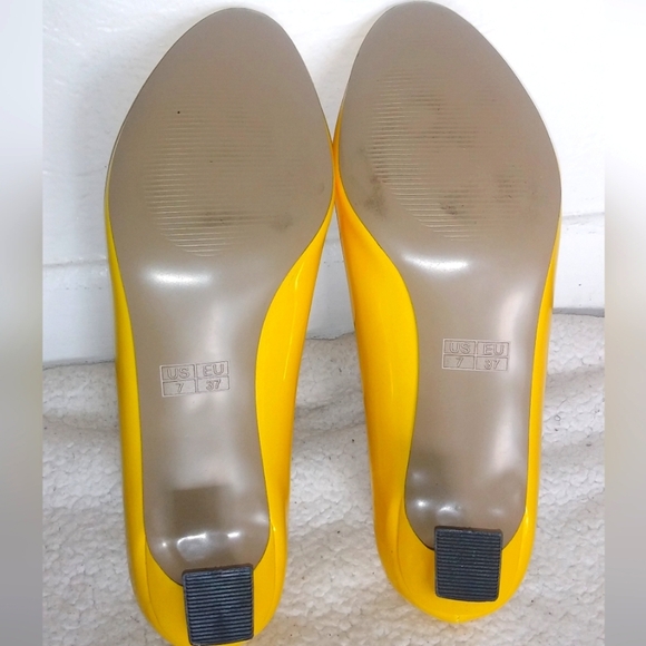 SKYSTERRY Women's Office Round Toe Patent Casual Slip On Spool Mid Heel... - Picture 11 of 16